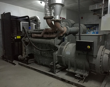 云顶国际集团800KW/400V陆用发电机应用于某房地产项目