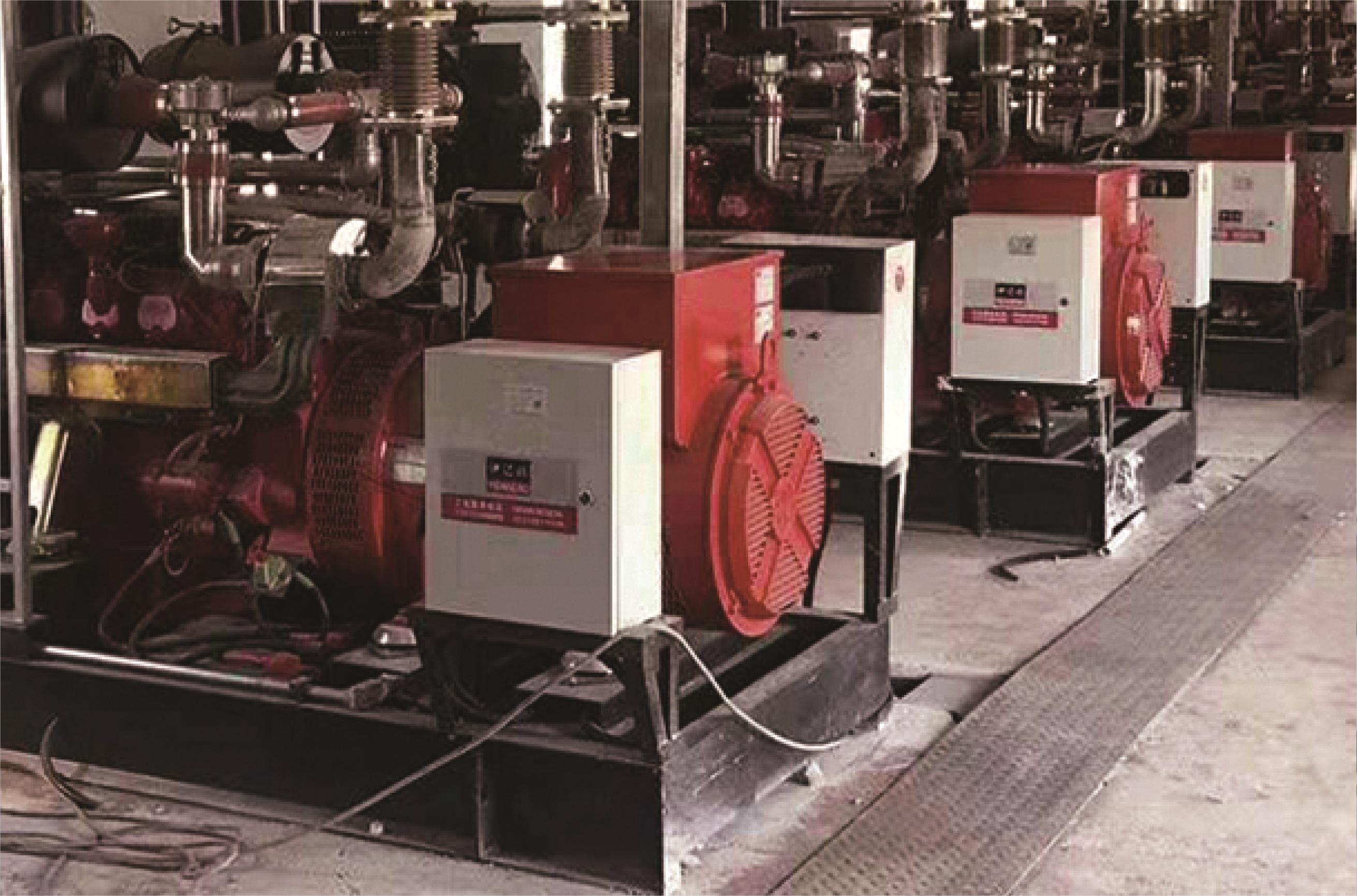 陕北中石化天然气发电站项目（斗山配云顶国际集团10台200KW）